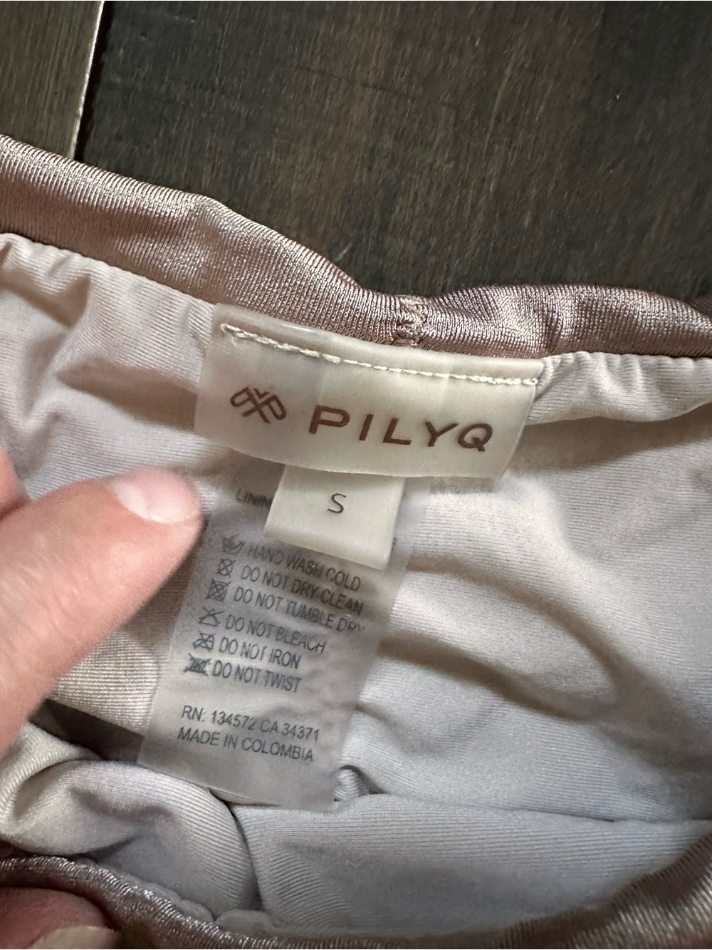 Pilyq Isla Macrame  Taupe Triangle Bikini Set - Picture 10 of 13